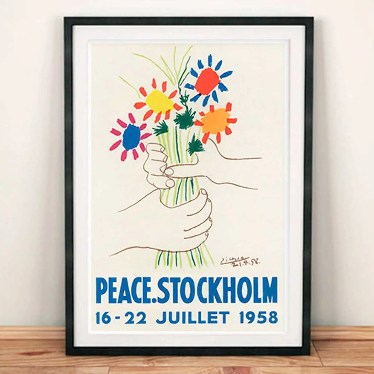 Picasso Peace Stockholm Druck