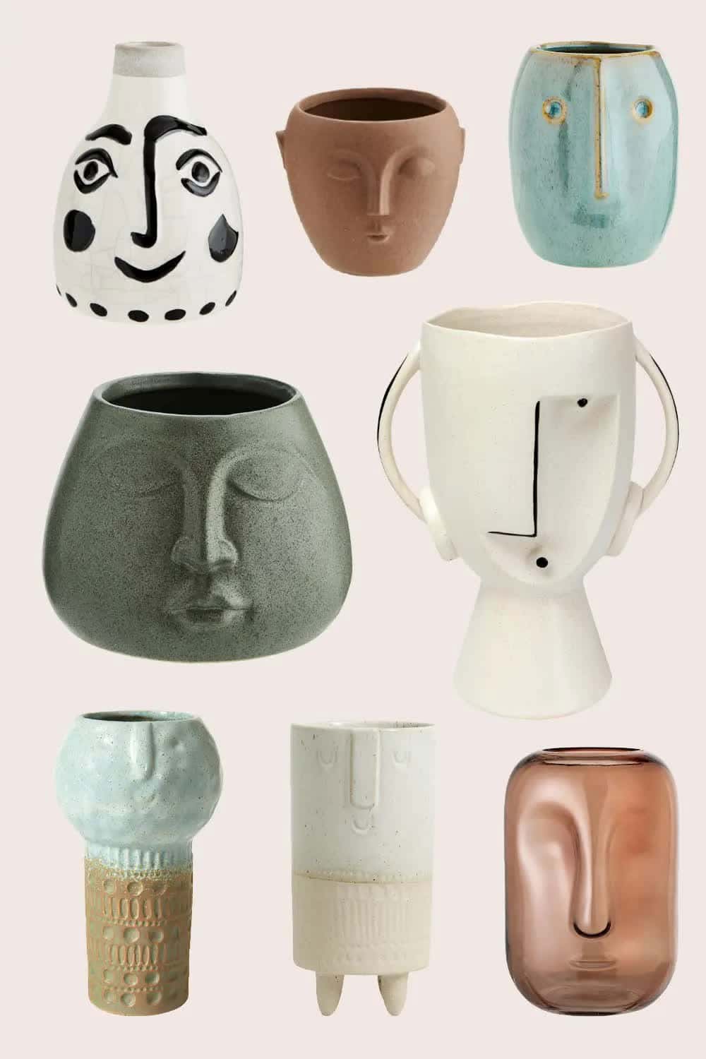 Vase mit Gesicht: Dieser süße Deko-Trend bringt Charakter in deine Wohnung